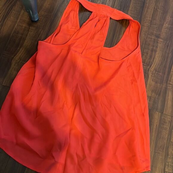 Aqua - Red Tank - Size XS - Schiffon Racerback Tank - Excellent Condition - Picture 3 of 3